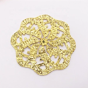 Guangzhou factory price sewing rhinestone fashion welding gold patch crystal applique