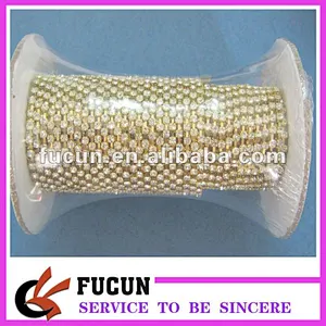 high quality 2mm rhinestone cup chain roll /diamond chain roll