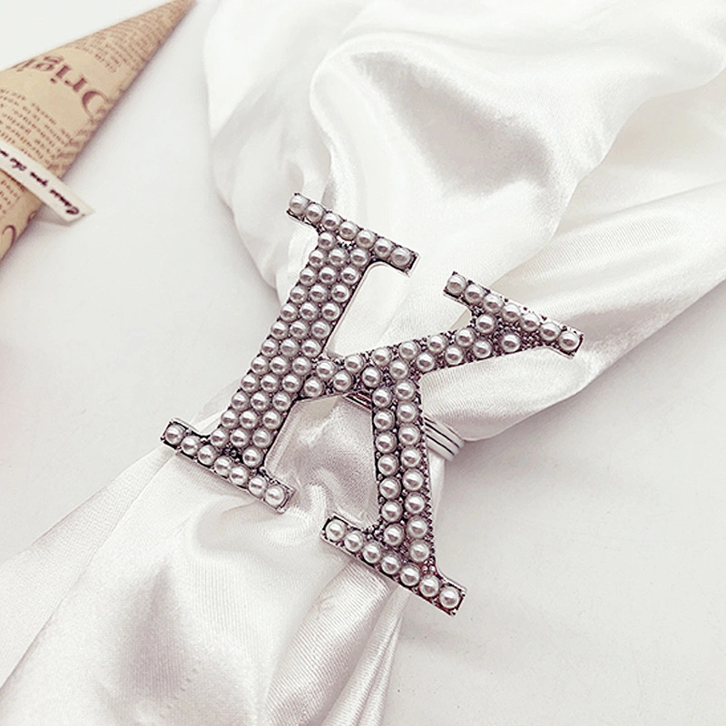 factory metal zinc alloy napkin rings for wedding hotel decoration