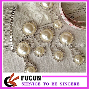 Wedding Bridal Elegant Crystal Rhinestone Diamante Silver Dangling Brooch Pin