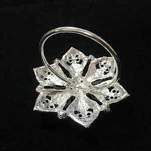 pearl handmade table decoration ornament beads rhinestone napkin ring on sell