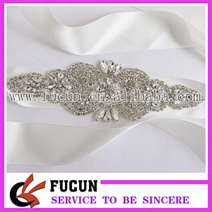 wholesale bridal diamante rhinestone applique with crystal embroidery patches designs by hand