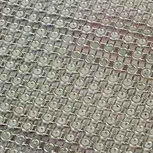 sew on decorative accessories rainbow gems 24 rows plastic rhinestone mesh trimming