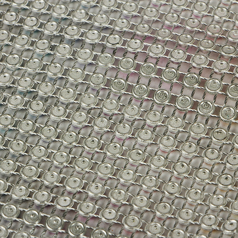 sew on decorative accessories rainbow gems 24 rows plastic rhinestone mesh trimming