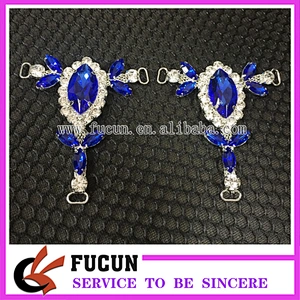 New style ladies sandal rhinestone accessories metal shoe buckle wholesale