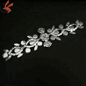 wholesale Wedding Bridal Sash Crystal Rhinestone Applique headpiece applique