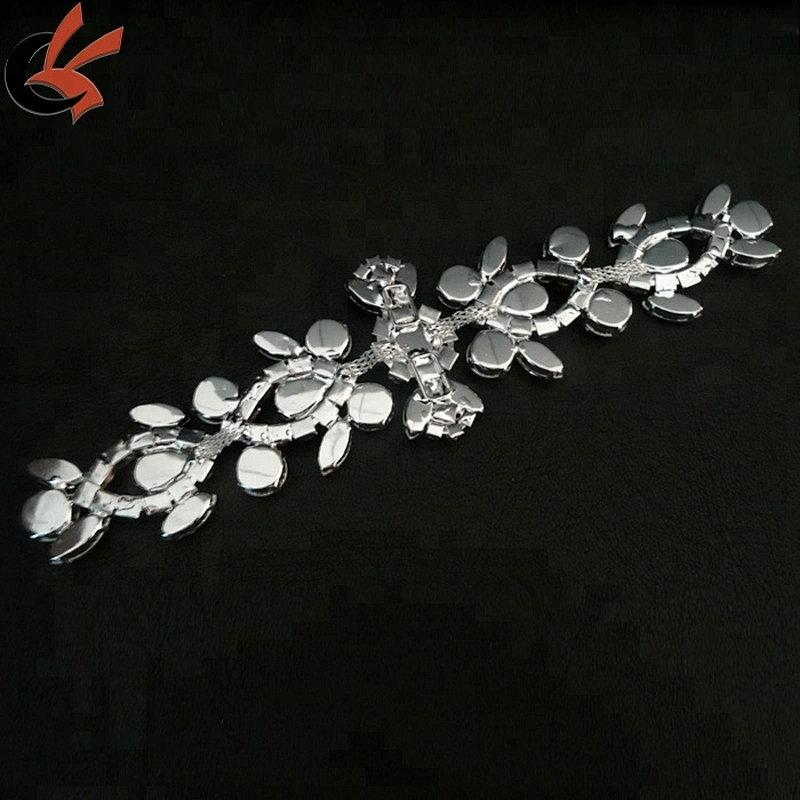 wholesale Wedding Bridal Sash Crystal Rhinestone Applique headpiece applique