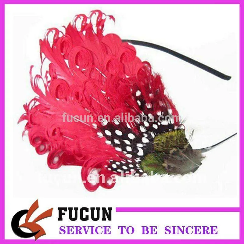 fashion children feather hair headband