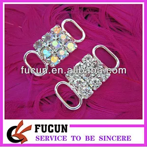 Bikini Connector Crystal Rhinestone Buckles Rhinestone Buckles