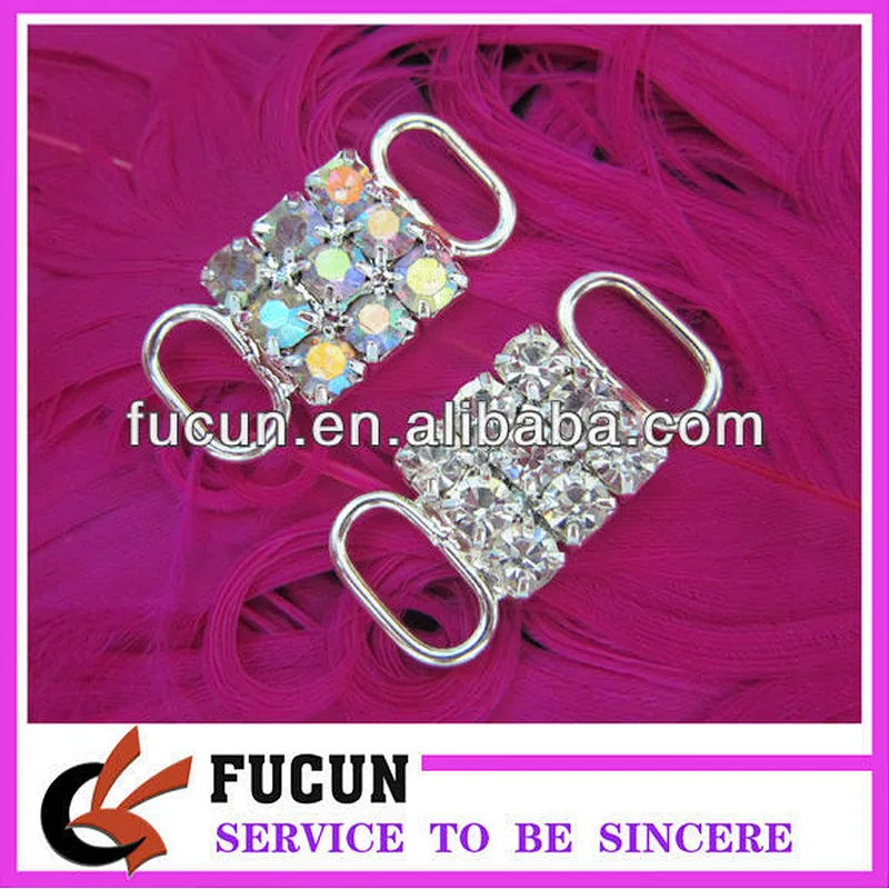 Bikini Connector Crystal Rhinestone Buckles Rhinestone Buckles