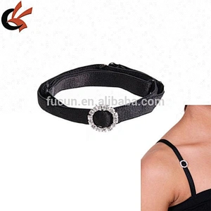 10mm inner Removable Replacement Bra Straps Rhinestone Circle