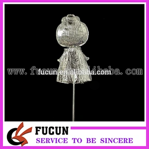 New Princess figure girl's party decorative sparkling cyrstal cake topper