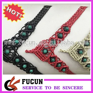 Ladies fashion PU shoes upper material/women's sandals vamp