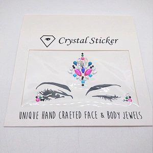 Festival party Temporary Tattoos adhesive face Jewels and body crystal stickers
