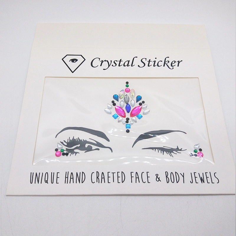 Festival party Temporary Tattoos adhesive face Jewels and body crystal stickers