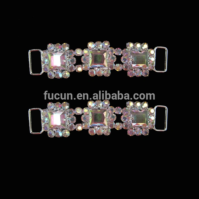 various color infinity rhinestone connector for headband bikini decoration
