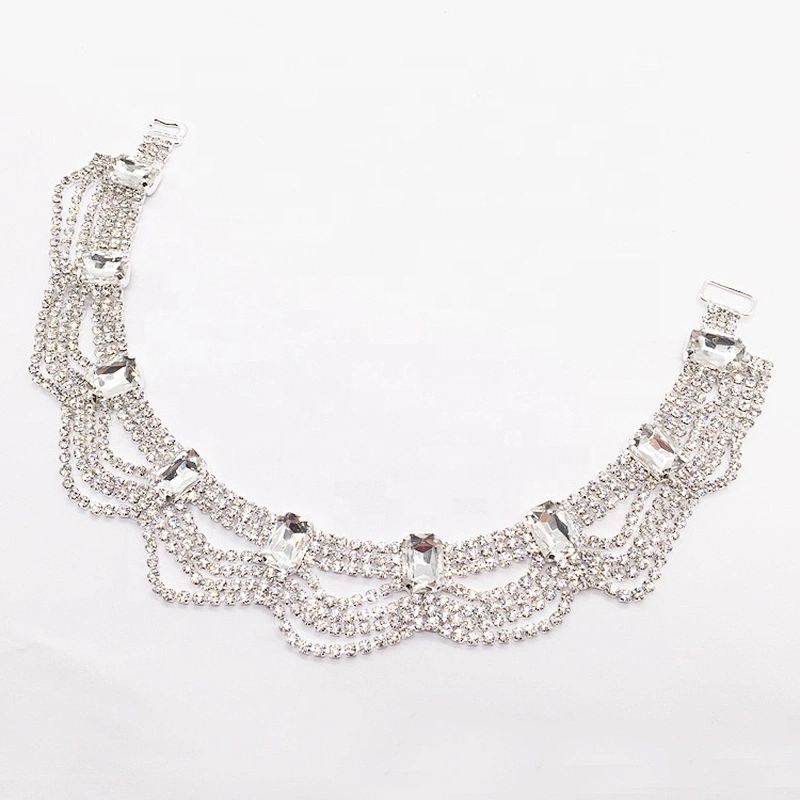 New Product Bikinis Women Swimwear 2020 Jewels DIY Contest Swimsuits Rhinestone Pendant Back Bikini Connector