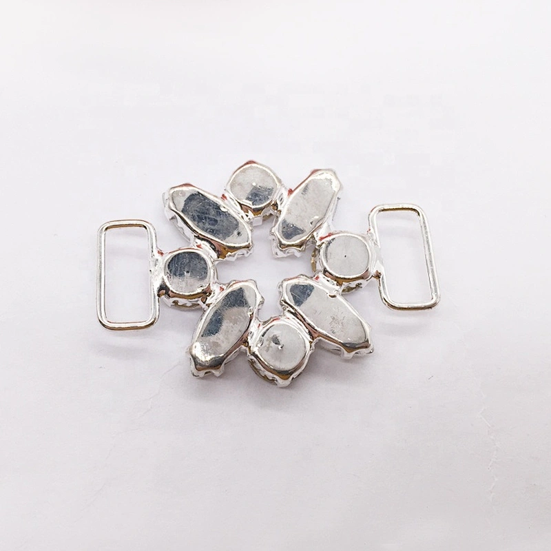 4.5cm Glass Crystal Rhinestone Buckle Swimwear Bikini Connector