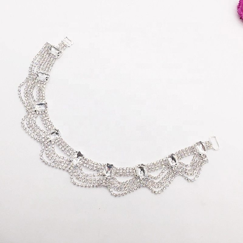 New Product Bikinis Women Swimwear 2020 Jewels DIY Contest Swimsuits Rhinestone Pendant Back Bikini Connector
