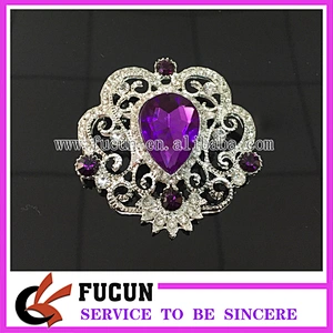 fashionable jewelry bridal invitation decorative brooches wedding crystal vintage brooch