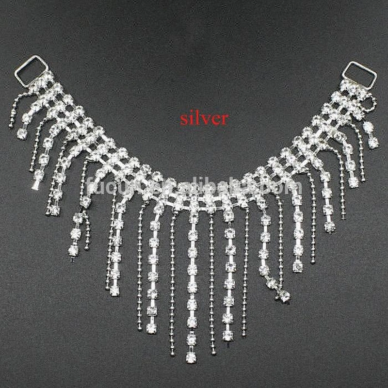 Swag Droop Rhinestone Bikini Side Pieces Connectors for bikini Competition suit
