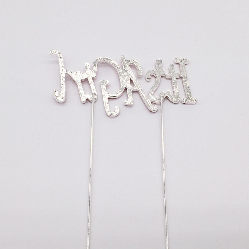 Party favor birthday it's a girl pink monogram cake topper