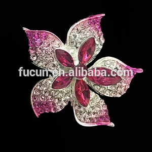 2020 new style Colorful flower rhinestone brooch in bulk