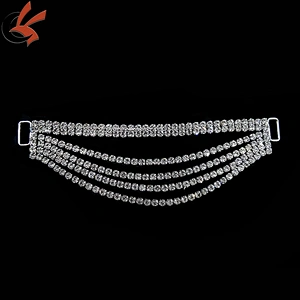 Double Row Connector 4 Hanging Strands Wholesale bikini side connector NPC IFBB contest Dangle