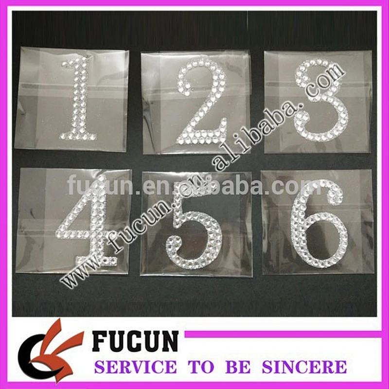 Cell Phone Rhinestone Stickers/Custom Acrylic Rhinestone Letter Stickers bulk buy from China