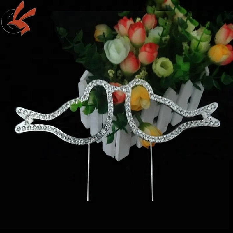 Kissing Birds Crystal Diamante Rhinestone Bling Wedding Cake Topper Decoration