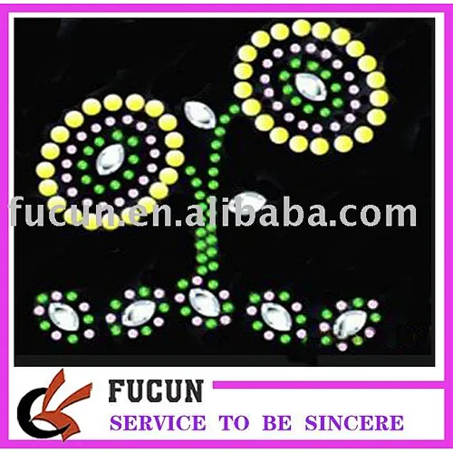 hot fix rhinestone motif