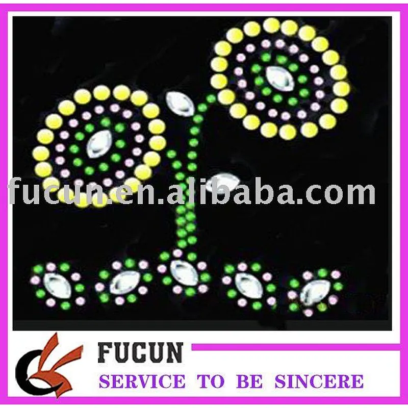 hot fix rhinestone motif