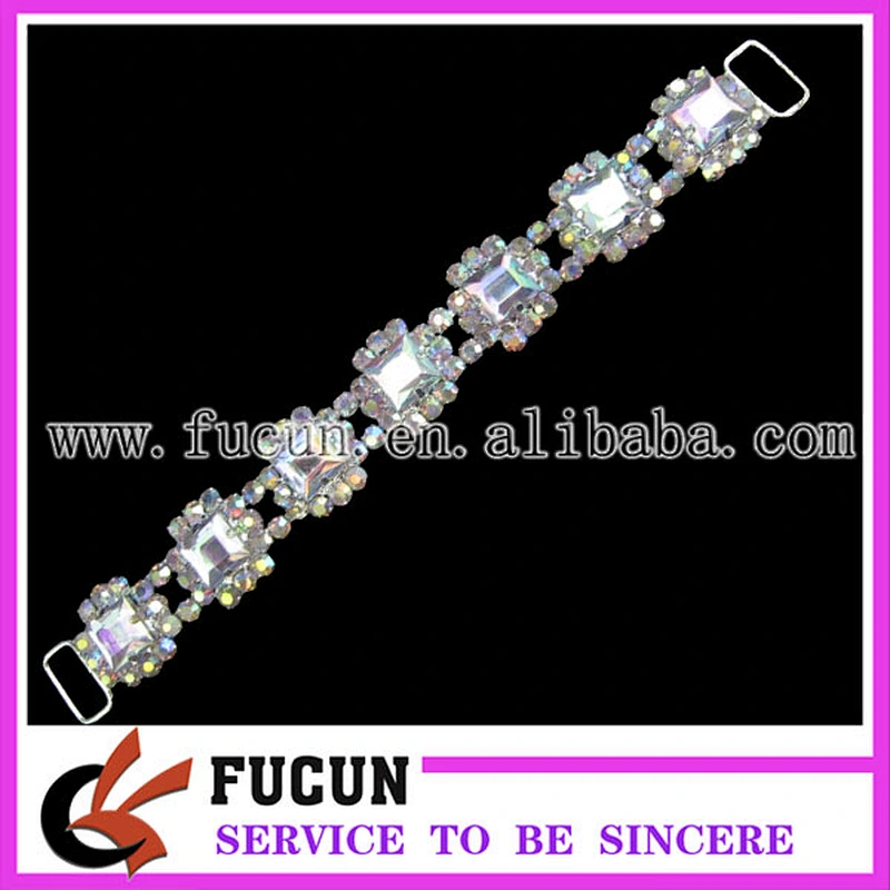 AB color diamond rhinestone headband connectors