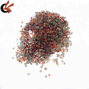 144000 Pieces SS6  (1.9-2.0mm) Korean Quality Siam AB Orange AB Hot Fix Rhinestone