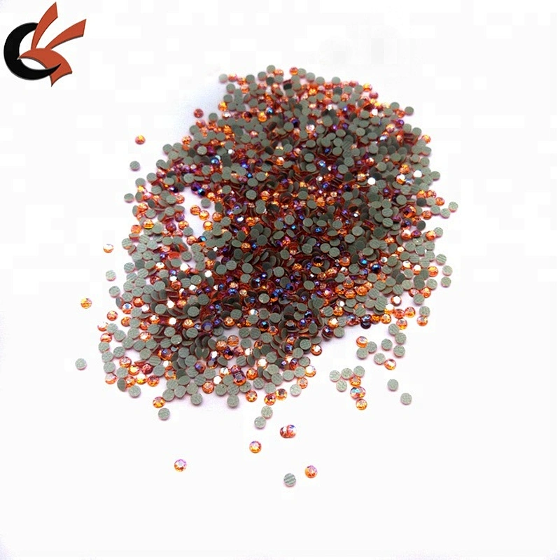 144000 Pieces SS6  (1.9-2.0mm) Korean Quality Siam AB Orange AB Hot Fix Rhinestone