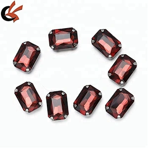 sew-on rhinestone with claw acrylic stone with metal setting