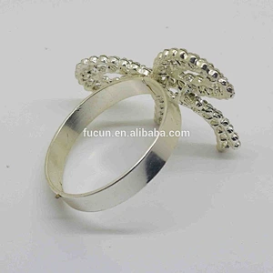 Customized Wedding Diamante Rhinestone Napkin Rings for hotel&restaurant decoration
