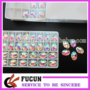 wholesale 16*16mm flatback triangle sew on glass