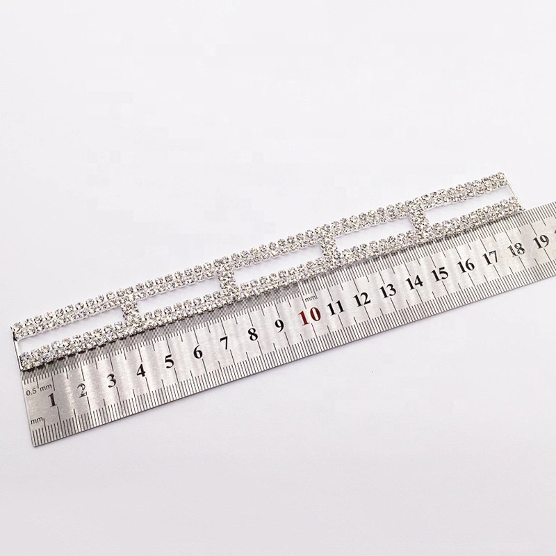 Hot Sale Silver Crystal Rhinestone Bikini Connectors For Swimming Wear Bikini Accessories
