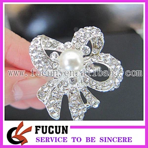 wholesale flower crystal rhinestone wedding napkin rings