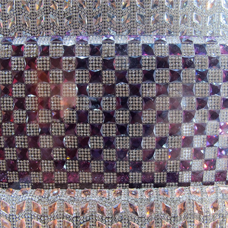 Hot Sale Factory Cheap Price 120*45cm crystal hot fix rhinestone mesh sheet for garment shoes bags