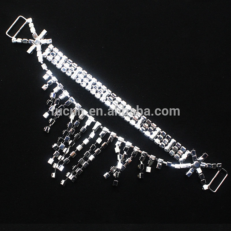 2017 Jewelry Glass Rhinestone Bikini Buckle Bikini Connector For Swimsuit Decorations
