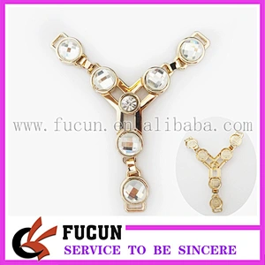 wholesale Crystal Rhinestones Glass Stones Woman Shoe Heel Accessories For Shoe