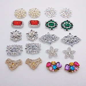 crystal rhinestone bridal shoe clip