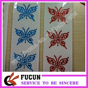 Wholesale Custom Christmas Halloween Craft Gem Self-adhesive Sticker