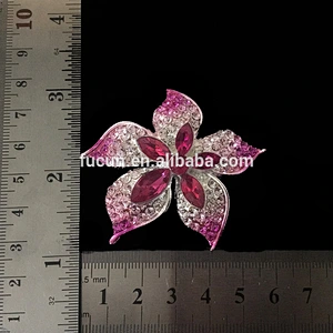 2020 new style Colorful flower rhinestone brooch in bulk