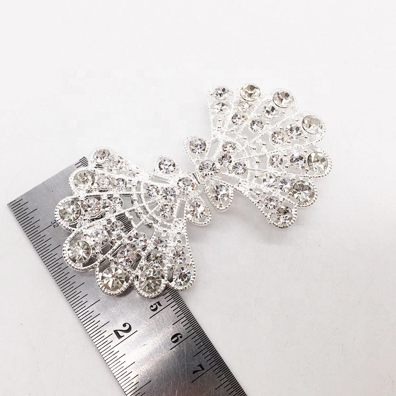 Special New Arrival Design Rhinestone Pair Jewelry Main Material Retro Belt Clasp Brooch Buckle