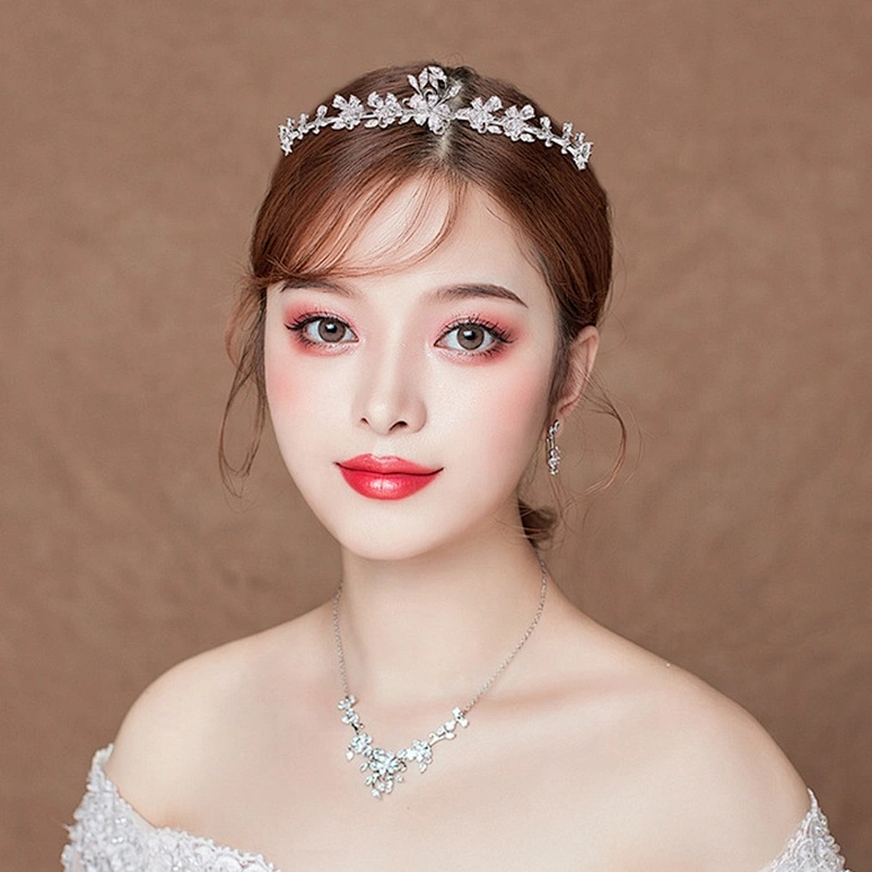 2019 Hot Crystal Zircon Jewelry Earring Necklace Wedding Jewelry Set
