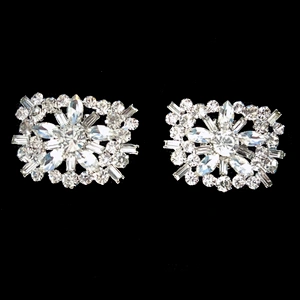 crystal rhinestone bridal shoe clip