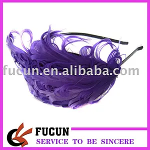 fashion purple hair headband for woman